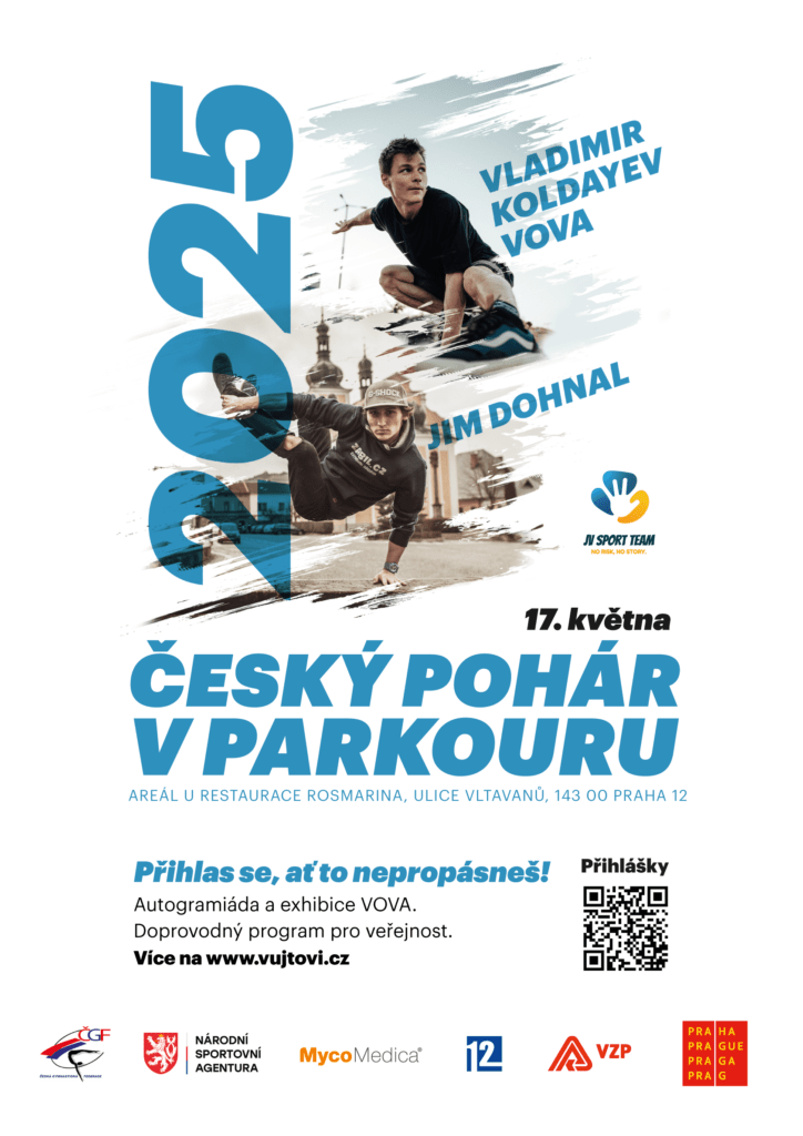 Český pohár parkouru míří do Rosmariny; parkour v Praze, zábava pro celou rodinu